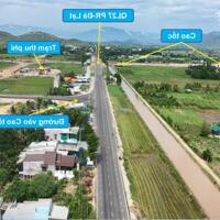 Mặt QL27 (PR - Đà Lạt); 200m tới cao tốc, DT 20x50m, sân bay Thành Sơn 5km, cách biển 12Km. (TT)