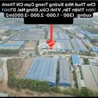 Cho Thuê Nhà Xưởng Từ 300M2- 3000M2 Tại Cụm Cn Thiện Tân, Vĩnh Cửu, Đồng Nai