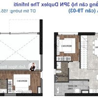 1 Căn Duplex T9-3X.03 The Infiniti By Keppel Land Q7, Diện Tích Lớn 155M2 + View Sông Trực Diện