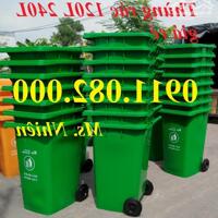 Thùng rác phân loại giá rẻ- thùng rác nhựa 120L 240L 660L giá sỉ- lh 0911.082.000