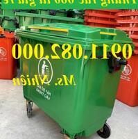 Thùng rác phân loại giá rẻ- thùng rác nhựa 120L 240L 660L giá sỉ- lh 0911.082.000