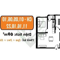 Chính chủ còn 2 căn 69.75m2 chung cư CT3 Nghĩa Đô cần bán, nhận nhà ở ngay.