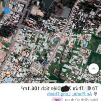 Bán lô đất đường Chu Văn An ngay Thị Trấn Long Thành,diện tích 106m2, giá 1 tỷ 8,SHR