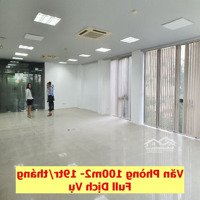Cho Thuê Văn Phòng Huỳnh Thúc Kháng 100M2 - 19 Triệu/Tháng
