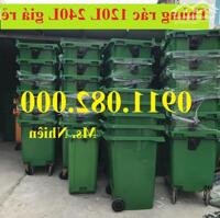 Cuối năm hạ giá thùng rác nhựa giá sỉ- thùng rác 120l 240l 660l- lh 0911082000