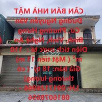 Cần Bán Nhà Mặt Đường Nguyễn Văn Cừ, Thuận Lợi Kinh Doanh, Mặt Đường Dài 11M Tp Vinh, Nghệ An