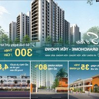 Bán Căn 2 Ngủ, 1 Vệ Sinh Chung Cư Grandhome Yên Phong Bắc Ninh, Giá Từ 590 Triệu/ Căn