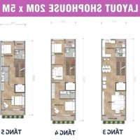 Chính Chủ Cắt Lỗ Căn Shophouse Lkmặt Tiền5Mdiện Tích104M2, Dtxd 450M2 Đường Trần Thị Lý, Cách Biển Mỹ Khê 5P