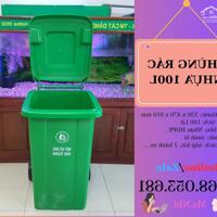 Thùng rác nhựa 100L nhập khẩu giá rẻ tại Gò Vấp