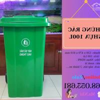 Thùng rác nhựa 100L nhập khẩu giá rẻ tại Gò Vấp