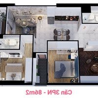 Nợ Quá Nên Cần Xả Lỗ 500 Triệu So Với Lúc Mua Vào - Căn 3 Phòng Ngủ– 86M2 Tầng 16