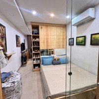 Cho Thuê Studio Millennium 35M2, Full Nội Thất Gỗ Thông 100% Full Thiết Bị Maloca