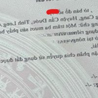 Bán Gấp Đất Ở Ngay Chợ Long Cang - Sổ Sẵn Sang Tên Liền - Mặt Tiền Đ.833B Đối Diện Ubnd Trường Học