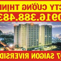 Cty Cường Thịnh , Chuyên Căn Hộ Saigon Riverside (54M, 1 Phòng Ngủ-2Tỉ);(66M,2Pn-2.5 Tỉ);(85M, 3 Phòng Ngủ- 3.7Tỉ)