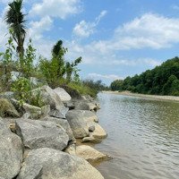 Mảnh Đất Giáp Với Sông Trò Xinh Đẹp Cách Nha Trang Chỉ 30Km - Chủ Đã Kè Đá, Trồng Dừa, Và Rào Lưới