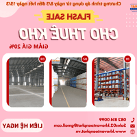 Từ ngày 8/3 - 15/3, Toàn Phát Logistics giảm giá thuê kho 20%