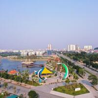 Bán lại căn chung cư 77,5m2 tại dự án Khai Sơn City, view hồ điều hòa, ban công Đông Nam.