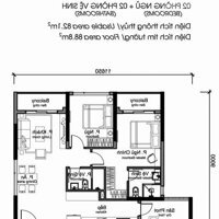 Chính chủ bán Căn 2PN -88m2 A6.6.05 ( tầng 6) Celadoncity, Khu Alnata Plus, Cao cấp, Chưa nhận nhà!