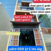 Nhà Phường 5 Mới Xây Hẻm Xe Hơi Nội Thất Đầy Đủ