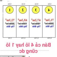 Bán Nhanh 4 Lô Đât - 65M2- 72M2 /1 Lô - Tại Ngõ 603 Đường Lạc Long Quân, Tây Hồ , Hà Nội ,Ngõ 4M.