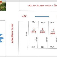 Dự Án Phân Lô Thái Lai-Minh Trí-Sóc Sơn . - S =84.8M -85,8M - 86,6M- 87,6M - Đường Trước Đất 6M Thô