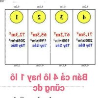 Chính Chủ Cần Bán Nhanh 4 Lô Đất Tại Ngõ 603 Đường Lạc Long Quân , Tây Hồ , Hà Nôị.