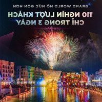 Chỉ Từ 6 Tỷ Sở Hữu Ngay Shop Mặt Sông Venice Tại Mega Grand World Hà Nội