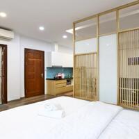 Căn hộ dịch vụ 1 ngủ mới cho thuê có ban công gần Lotte, Ba Đình, Hà Nội.