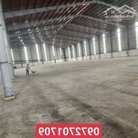 Cho thuê kho hoặc xưởng sản xuất 5000m2 phường Tân Bình. TP Dĩ An. Bình Dương