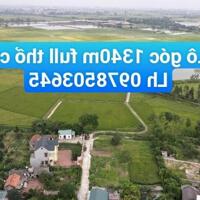 Bán lô góc 1340m tại thị xã Mỹ Hào Hưng Yên