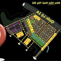 Đầu Tư ! Nền 5X17.75 Lộ Nhựa 12M Khu Văn Hoá Tây Đô Gần Quốc Lộ 1A Và Công Viên Hồ Cảnh Quang