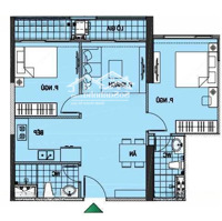 Gs6 - The Miami Căn 2Pn 2 Vệ Sinhdiện Tích 70M2 Giá Bán 3,2 Tỷ Thiết Kế 2 Ban Công Ck 16% Miễn Gốc Lãi 2 Năm