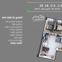 Bán 2Pn 2 Vệ Sinh85M Giá Chỉ 3.3 Tỷ Homy Land Riverside (Homyland3) 38 Triệu/M