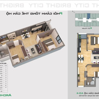 Bán Nhanh Căn Hộ 57,8M2 Thiết Kế Vuông Vắn Tầng 15 Chung Cư Tht Newcity