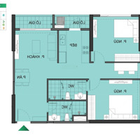 Tc2 - Duy Nhất Căn Góc 2 Phòng Ngủ+ (75M2) Giá Tốt Nhất The Canopy. Thiết Kế Giấu Bếp, 2Logia.có Chỗ Để Xe