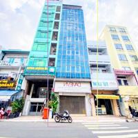 Cho thuê nhà mặt tiền ngang 5m đường Nguyễn Thông, phường 9, quận 3. Có thang máy + 6 lầu.
