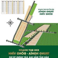 Đất Đấu Giá Khối Trung Nghĩa - Đông Vĩnh, Đường 10M Thông Thoáng Có Vỉa Hè. Giá Chỉ Hơn 17 Triệu/M2