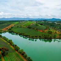 Giảm 400tr lô view hồ Tâm Châu 10mx43m sẵn thổ cư tại Lộc Tân, Bảo Lộc.