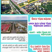 Bán Đất Nền 108M2 .Mặt Tiền 6M .2Mặt Tiền.đối Diện Kcn Samsung Thái Nguyên