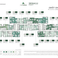 A3 Lumiere Evergreen, Bán 2 Phòng Ngủ2Vs, 60M2 Sử Dụng, View Thoáng, Vh Smart City, Giá 4,X Tỷ Full