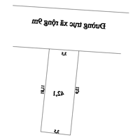 CC bán 42,1m2 sỏ đỏ, mặt trục chính, xã Sơn Đồng-Hoài Đức-HN, giá 4x tỷ.