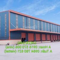 Cho thuê 5.000m2 nhà xưởng Kcn Phố Nối A, PCCC tiêu chuẩn,Giá 3,6Usd/m2 mới xây dựng