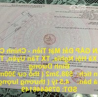 Bán Gấp Đất Mặt Tiền - Chính Chủ Tại Xã Hội Nghĩa, Tx Tân Uyên, Tỉnh Bình Dương