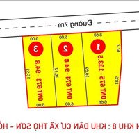 Em Cần Tiền Bán Đất 140 Vuông Gần Sân Bay Thanh Hoá, Sát Kcn 600Ha Full Thổ Cư,Mặt Tiềnrộng Giá 320 Triệu