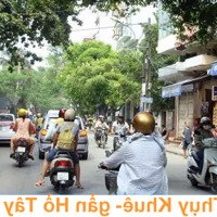 Bán Nhà Mặt Phố Thụy Khuê,126M2-11,5 Mét , Nhỉnh 40 Tỷ: Vỉa Hè Rộng, Kdsu, Ô Tô Dừng Đỗ, Gần Hồ Tây