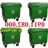 Giá sỉ thùng rác nhựa giá siêu rẻ- thùng rác 120l 240l 660l, thùng rác ngoài trời- lh 0911082000