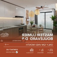 [Quận 9, Hcm] Cho Thuê Căn Hộ Cao Cấp 1 Phòng Ngủ Masteri Lumier Boulevard