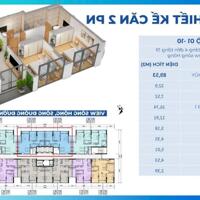 Bán căn 2PN Đông Nam 89m2, BC Tây Bắc toà K2 tầng cao view cầu Đông Trù, nhận nhà 2024 giá 4,4tỷ