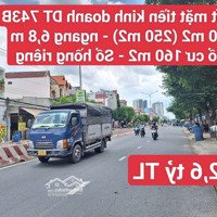 Đất Mặt Tiềndiện Tích743B Gần Ngã Tư Vincom 550, P. Bình Hòa, Thuận An