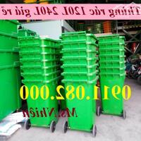 Chuyên phân phối thùng rác giá rẻ , thùng rác nhựa 120L 240L giá cạnh tranh- lh 0911082000